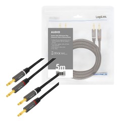 LogiLink Audio cable 2x2 Banana-plug